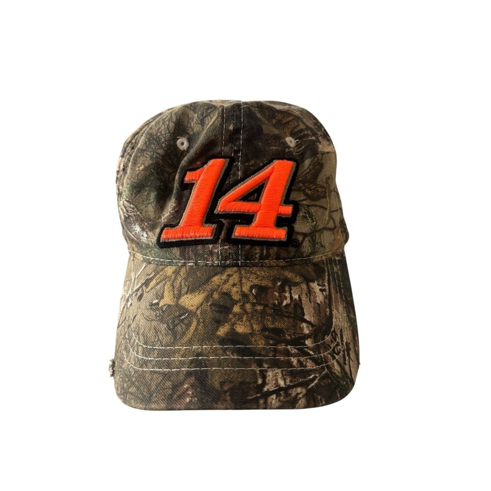 NASCAR Tony Stewart No 14 Racing baseball‎ cap Camouflage Embroidered adjustable